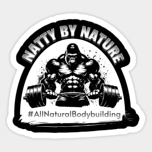 Natural Bodybuilding Vegan Sport Apparel Healthy Exercise Sticker